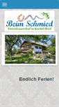 Mobile Screenshot of beim-schmied.com